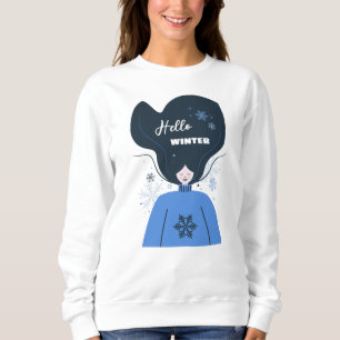 Beautiful Hello Winter Sweatshirt
