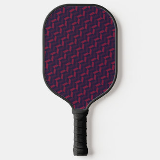 Beautiful Herringbone Wine Pickleball Paddle