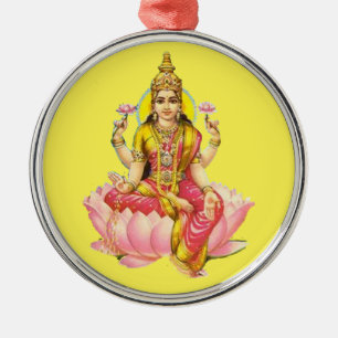 Beautiful Hindu Goddess Lakshmi  Car Metal Tree Decoration