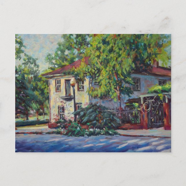 Beautiful Historic Home in New Harmony Indiana Postcard (Front)