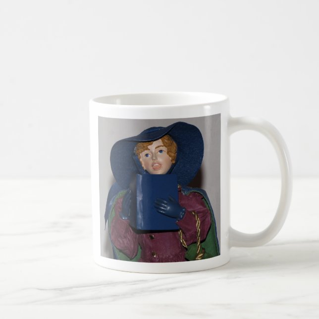 Beautiful Holiday Caroler Coffee Cup (Right)