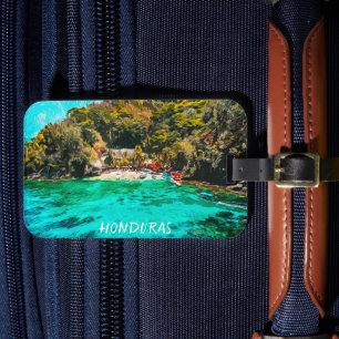 Beautiful Honduras Tropical Oil Painting Luggage Tag