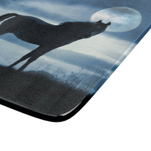 Beautiful Horse and Moon Cutting Board