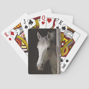 Beautiful Horse and Rustic Barn Playing Cards
