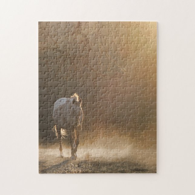 Beautiful Horse and Sunlight Jigsaw Puzzle (Vertical)