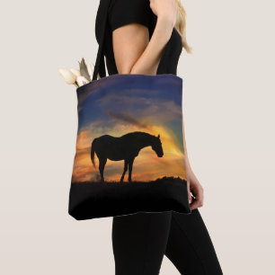 Beautiful Horse and Sunrise Tote