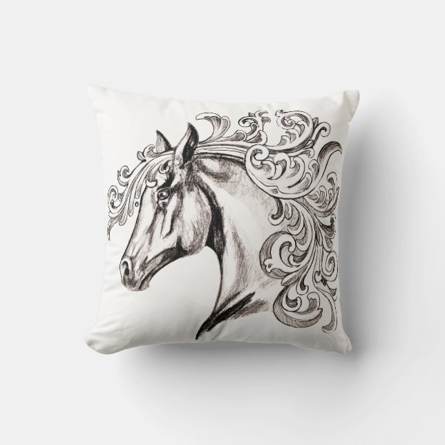 beautiful horse cushion (Front)