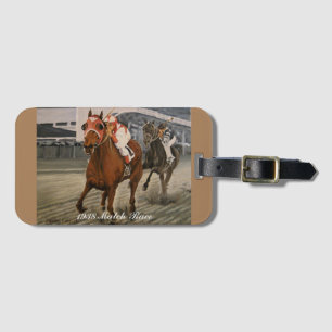 Beautiful Horse Delights Owners in Classic Race Luggage Tag