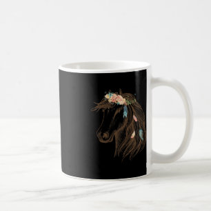 Beautiful Horse Hand Drawn Art For Animal Lovers Coffee Mug