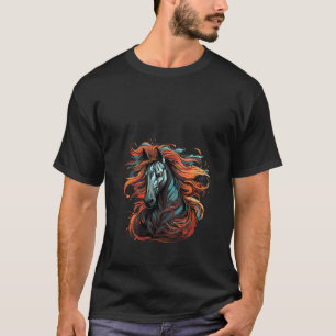 beautiful horse in the nature autumn colours Idea  T-Shirt