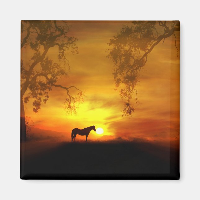 Beautiful Horse Magnet (Front)