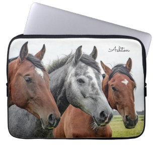 Beautiful Horse Personalized Laptop Sleeve