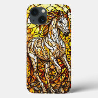 Beautiful Horse Stained Glass Artistic Horse Lover