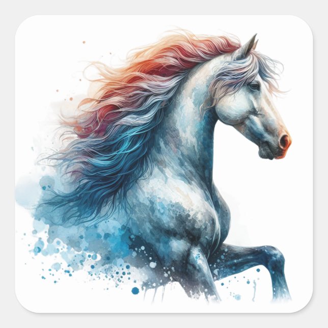 Beautiful Horse Stickers (Front)
