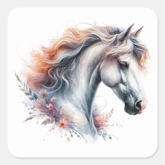 Beautiful Horse Stickers (Front)
