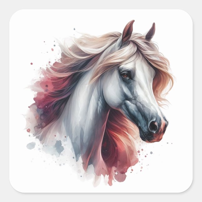 Beautiful Horse Stickers (Front)