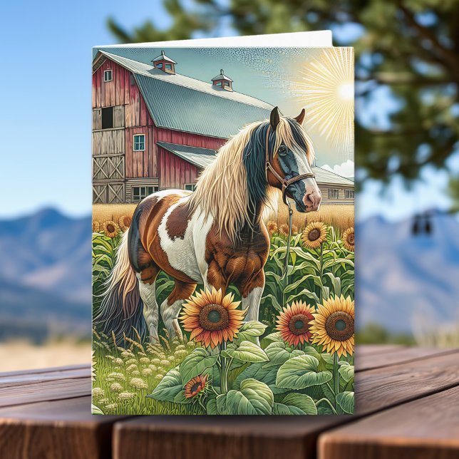 Beautiful Horse Themed | Happy Birthday Card (Creator Uploaded)