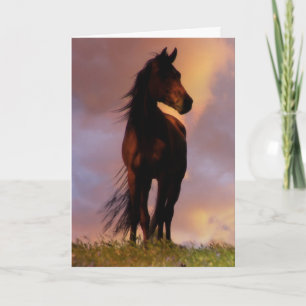 Beautiful Horse Thinking of You Card