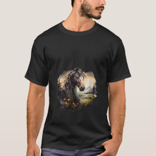 beautiful horse wild Idea Creative Inspiration Gra T-Shirt