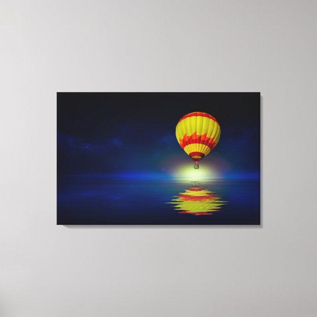 Beautiful Hot Air Balloon Canvas Print (Front)