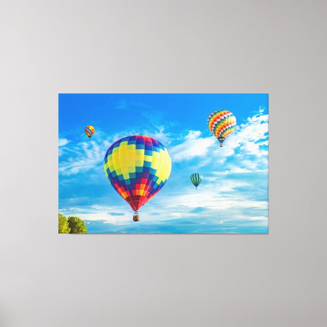 Beautiful Hot Air Balloons Canvas Print (Front)