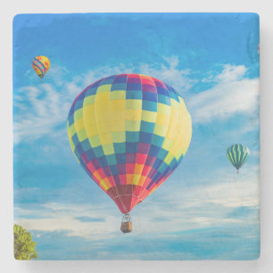 Beautiful Hot Air Balloons Stone Coaster