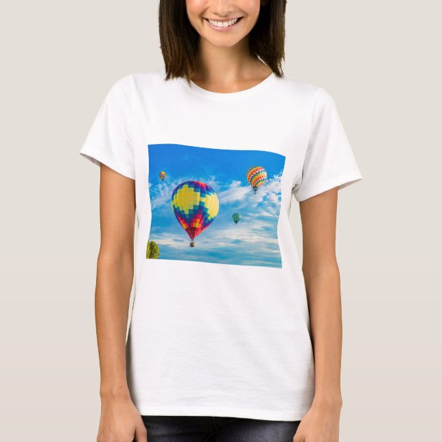 Beautiful Hot Air Balloons T-Shirt (Front)
