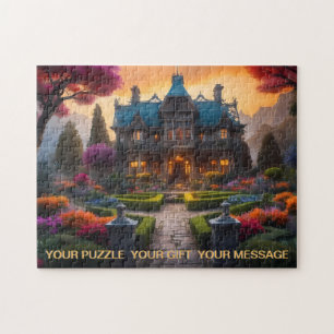 Beautiful house and Garden Jigsaw Puzzle