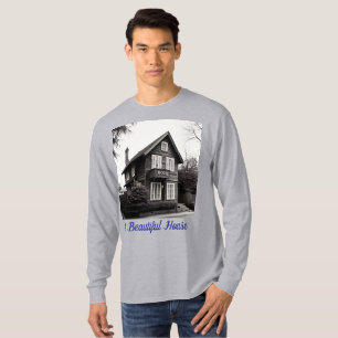 Beautiful House Design - Stylish Sleeve T-Shirt