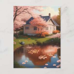 Beautiful House Postcard