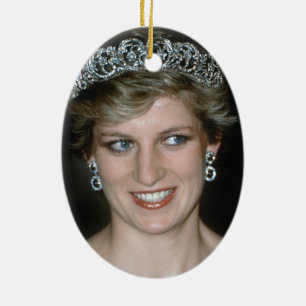 Beautiful! HRH Princess of Wales Ceramic Tree Decoration