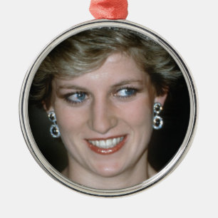 Beautiful! HRH Princess of Wales Metal Tree Decoration