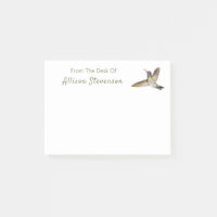 Beautiful Hummingbird Monogrammed