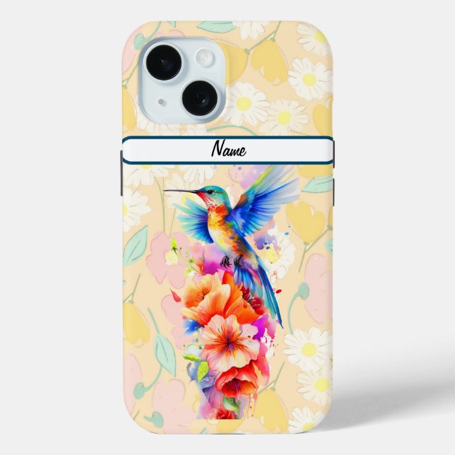 Beautiful Hummingbird Tough Case-Mate iPhone Case (Back)