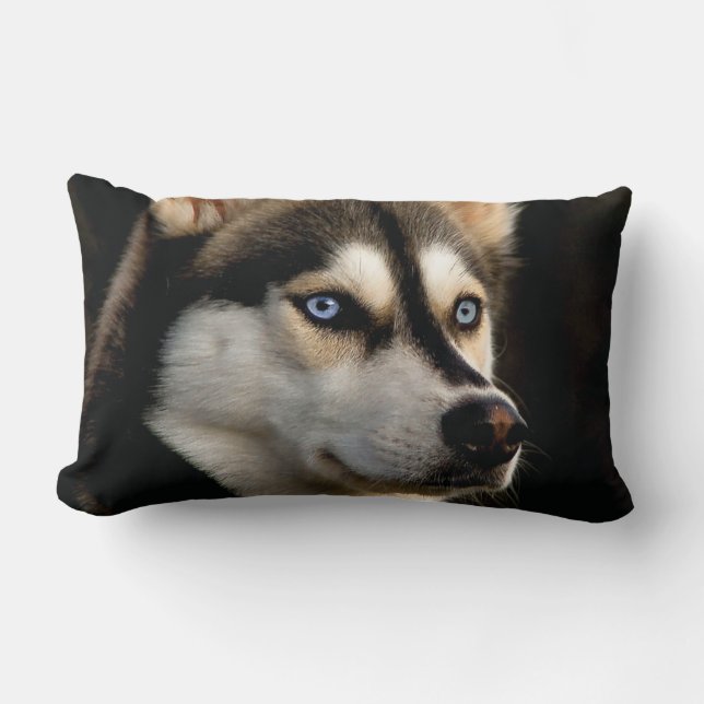 Beautiful Husky Throw Pillow (Front)