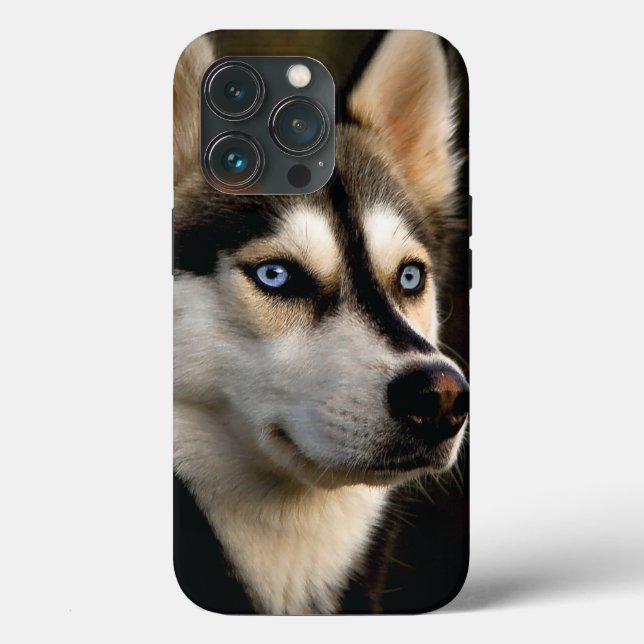 Beautiful Husky Throw Pillow Case-Mate iPhone Case (Back)