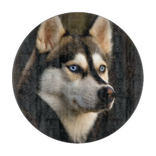 Beautiful Husky Throw Pillow Cutting Board