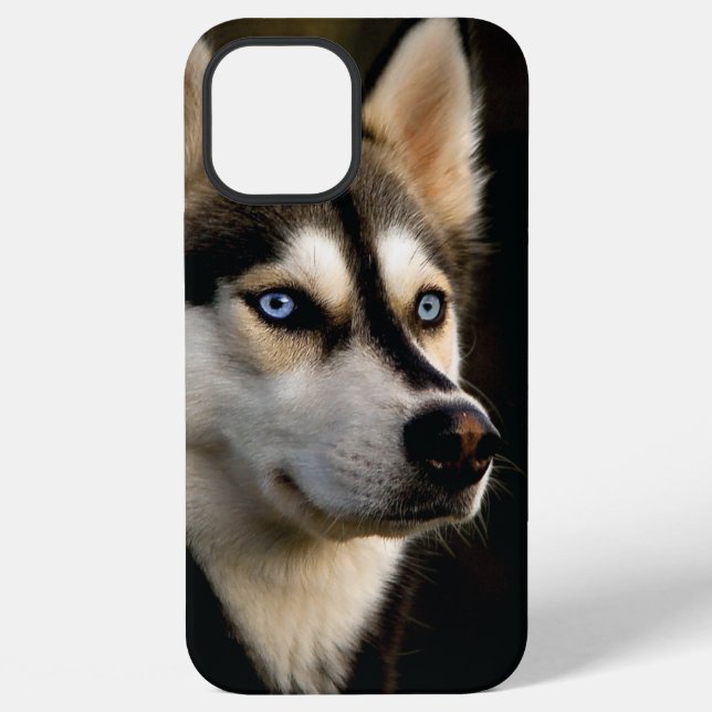 Beautiful Husky Throw Pillow iPhone Case (Back)