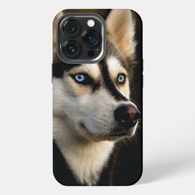 Beautiful Husky Throw Pillow iPhone Case (Back)