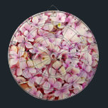 Beautiful Hydrangea Flowers Dartboard<br><div class="desc">The design of this item features a beautiful close-up image of petals from hydrangea flowers. It would make an ideal gift for friends or family to show just how much you care — or maybe you just want to treat yourself!</div>