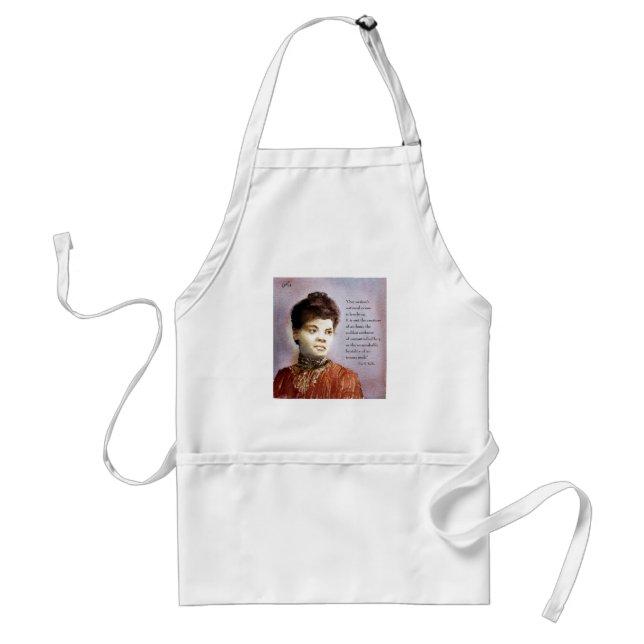 Beautiful Ida B Wells Watercolor  Standard Apron (Front)