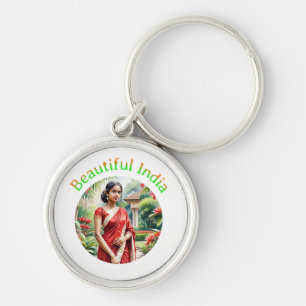 "beautiful India Key Ring