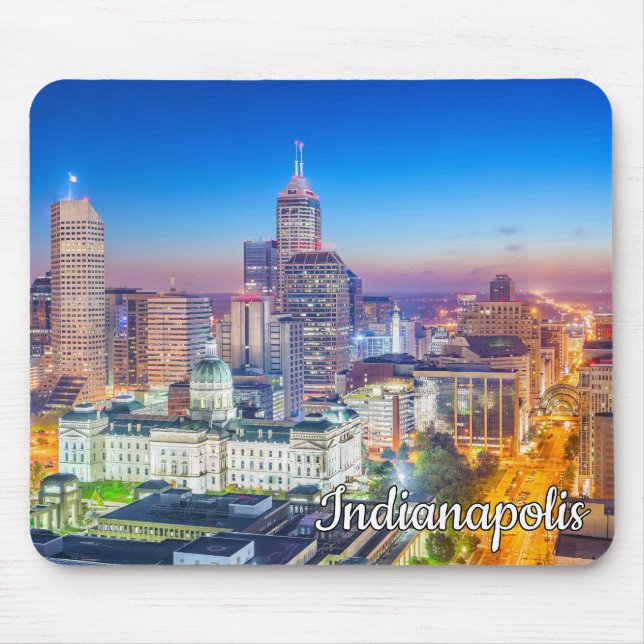 Beautiful Indianapolis, Indiana, United States Mouse Pad (Front)