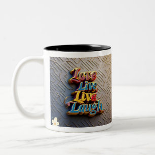 "Beautiful Inside Out" Two-Tone Coffee Mug