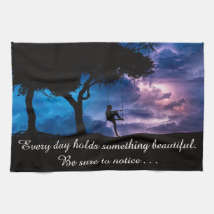 Beautiful Inspirational Words Kitchen Towel
