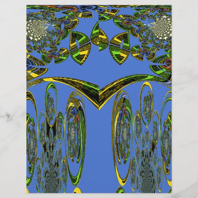 Beautiful Iridescent bluebirds design (Front)