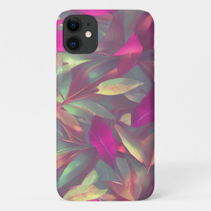 Beautiful Iridescent Leaves Pattern Case-Mate iPhone Case