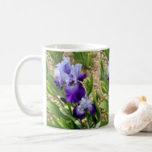 Beautiful Iris Flower Floral Mug