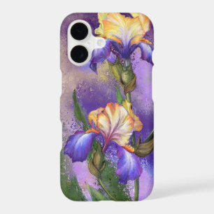 Beautiful Iris Flower - Migned Art Painting