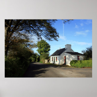 Beautiful Irish Cottage Poster